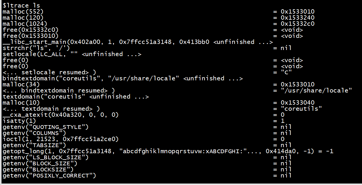 ltrace